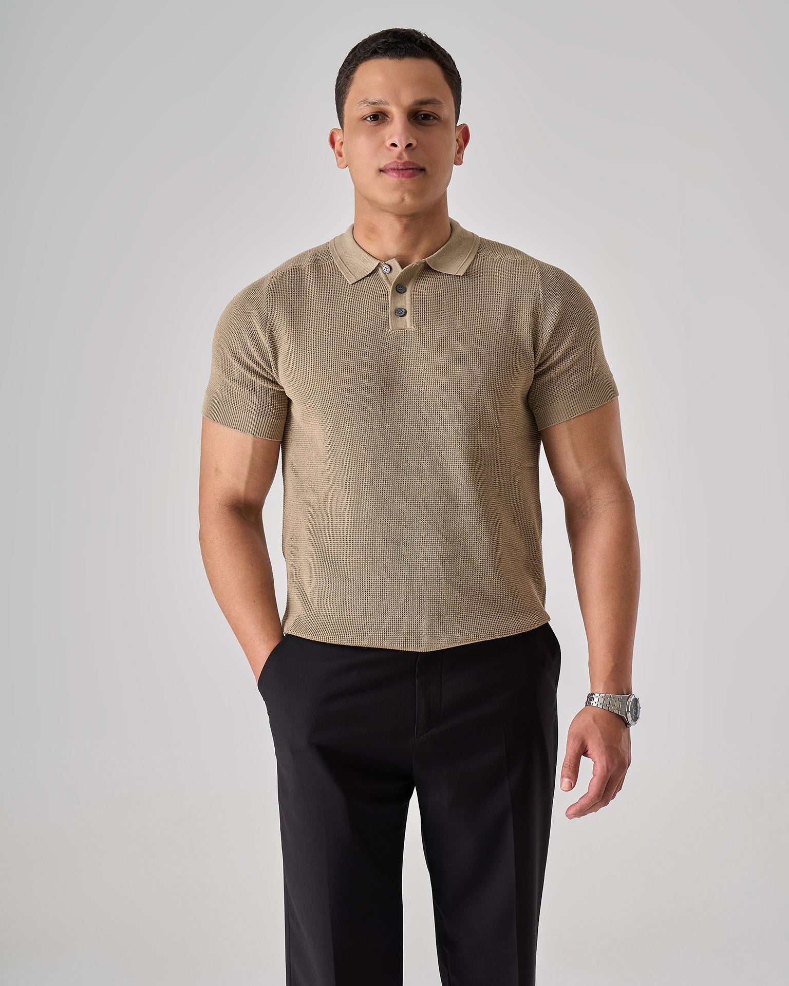 Basic Knit Polo — 11