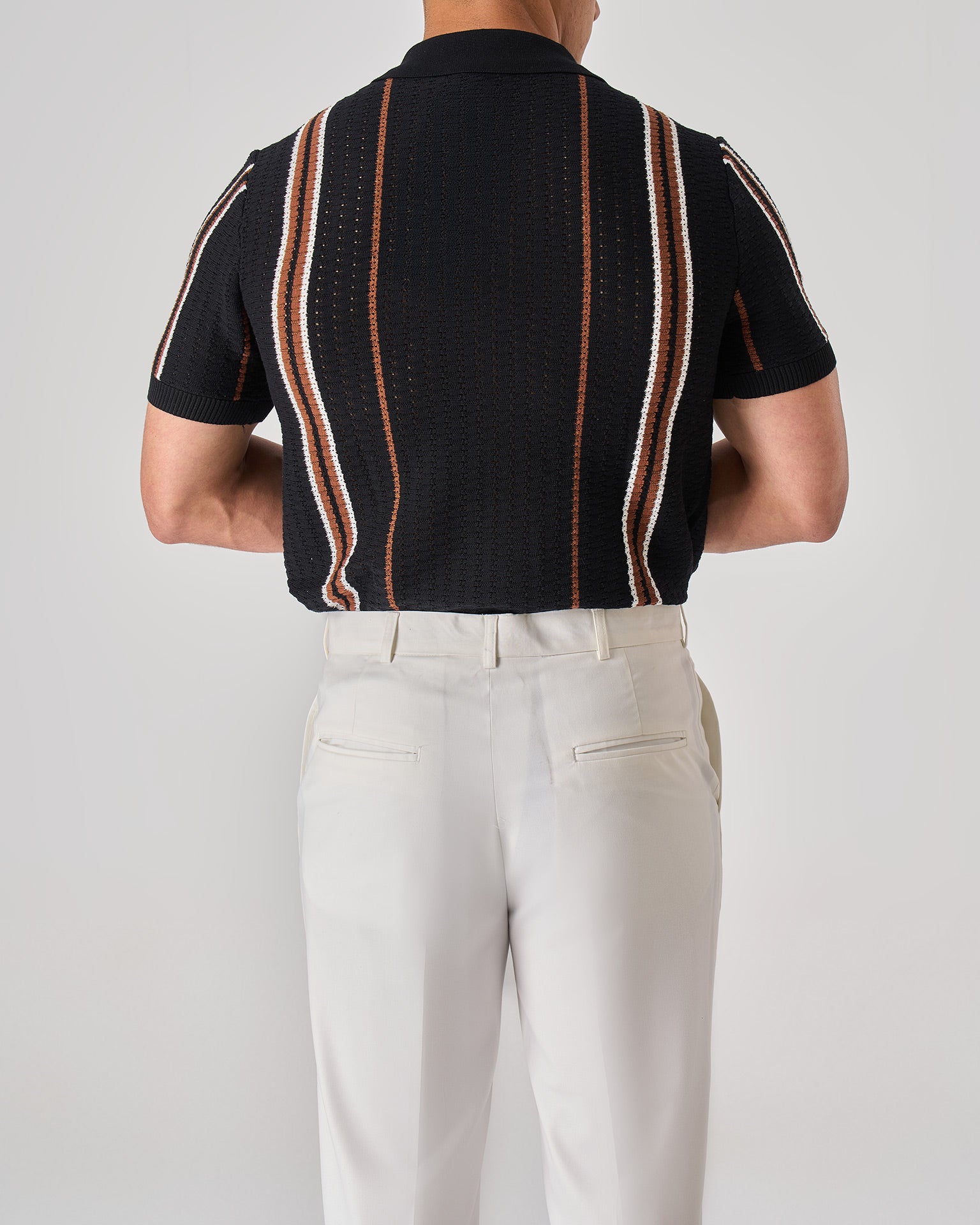 Vertical Stripe Polo — 6