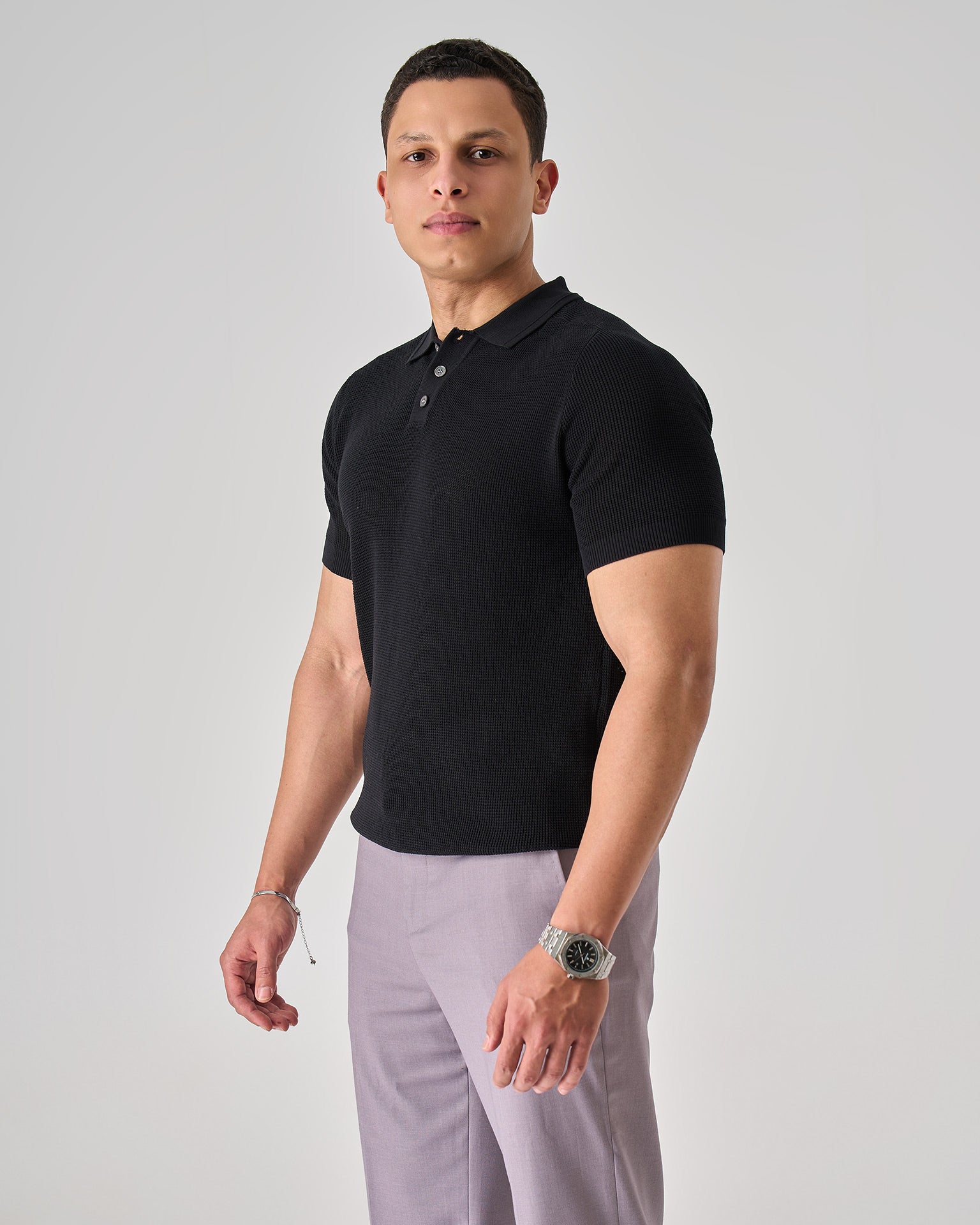 Basic Knit Polo — 15