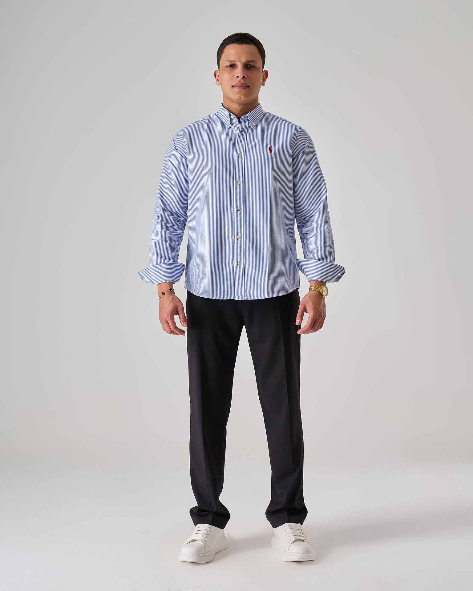 Striped Oxford shirt — 11