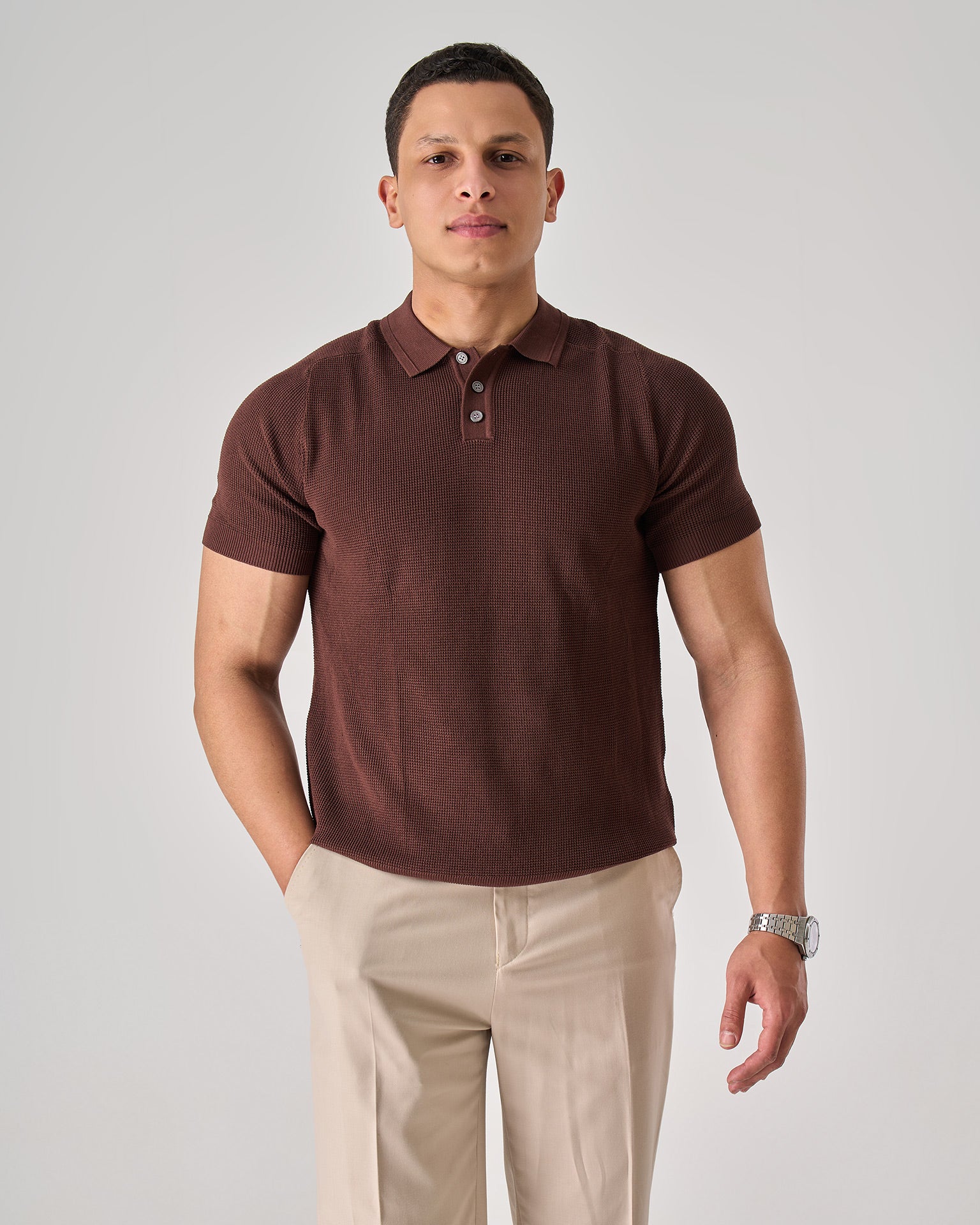 Basic Knit Polo — 7