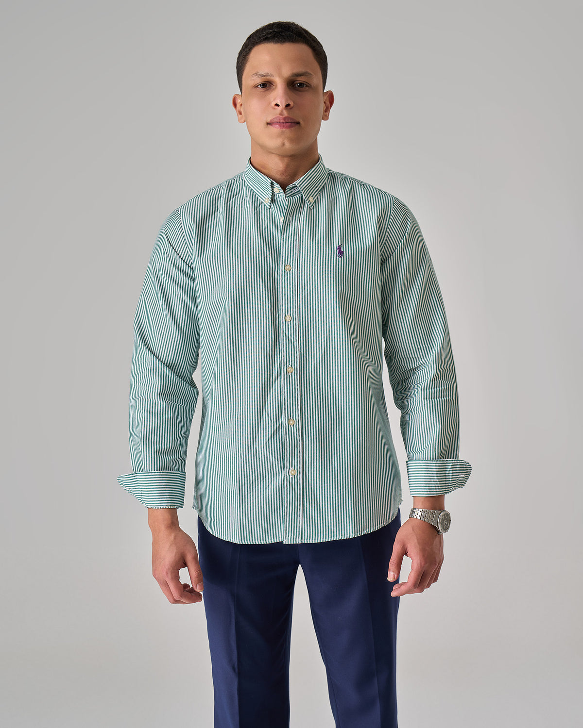 Striped Oxford shirt