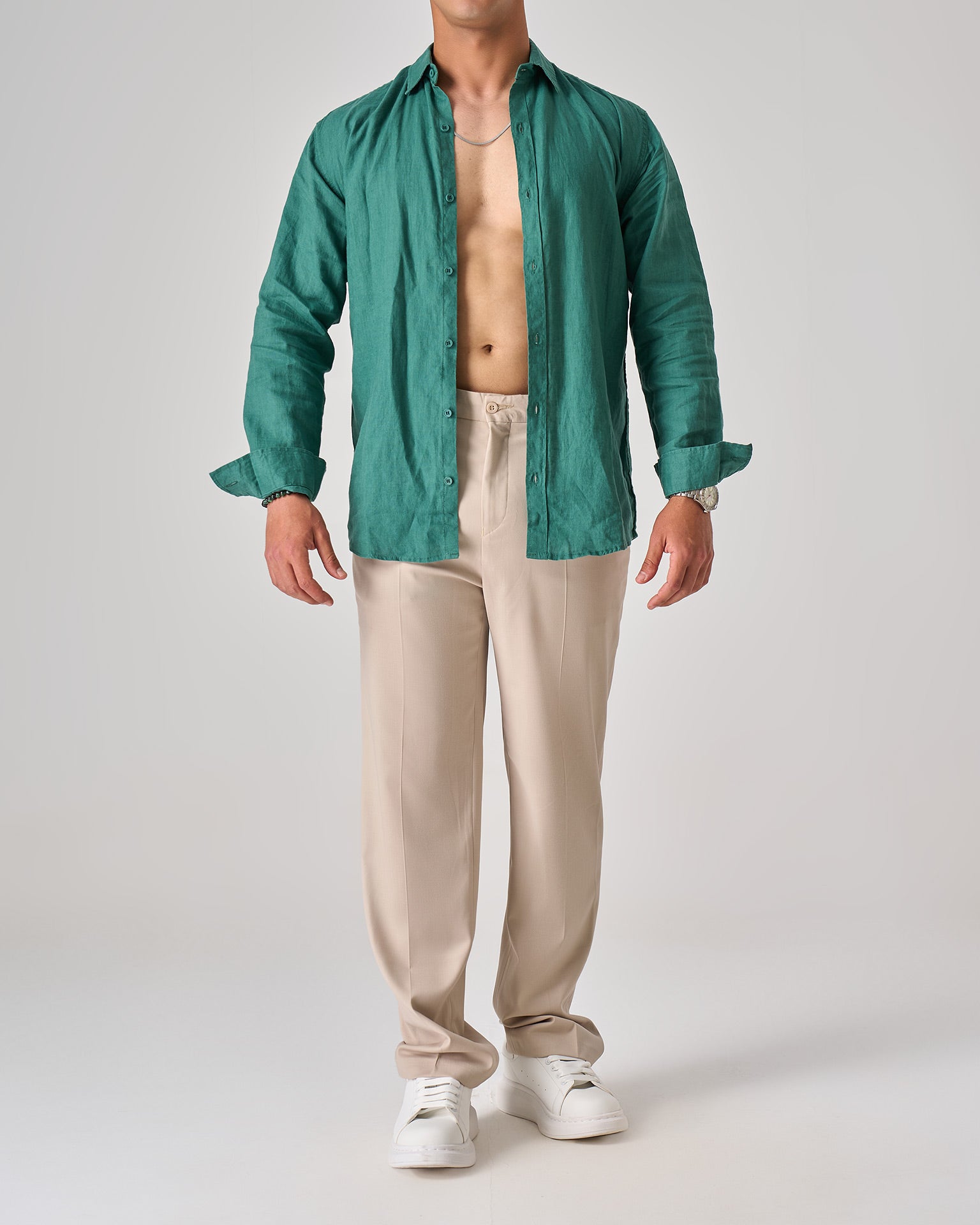 Linen Button — 27