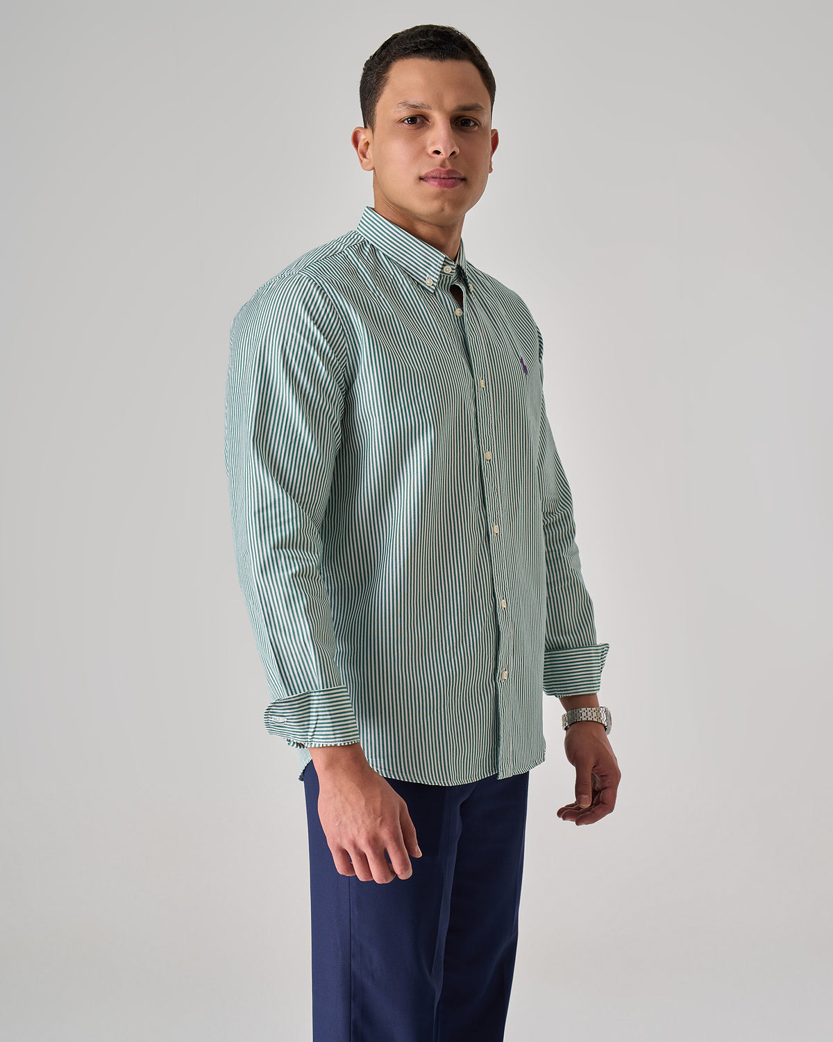 Striped Oxford shirt