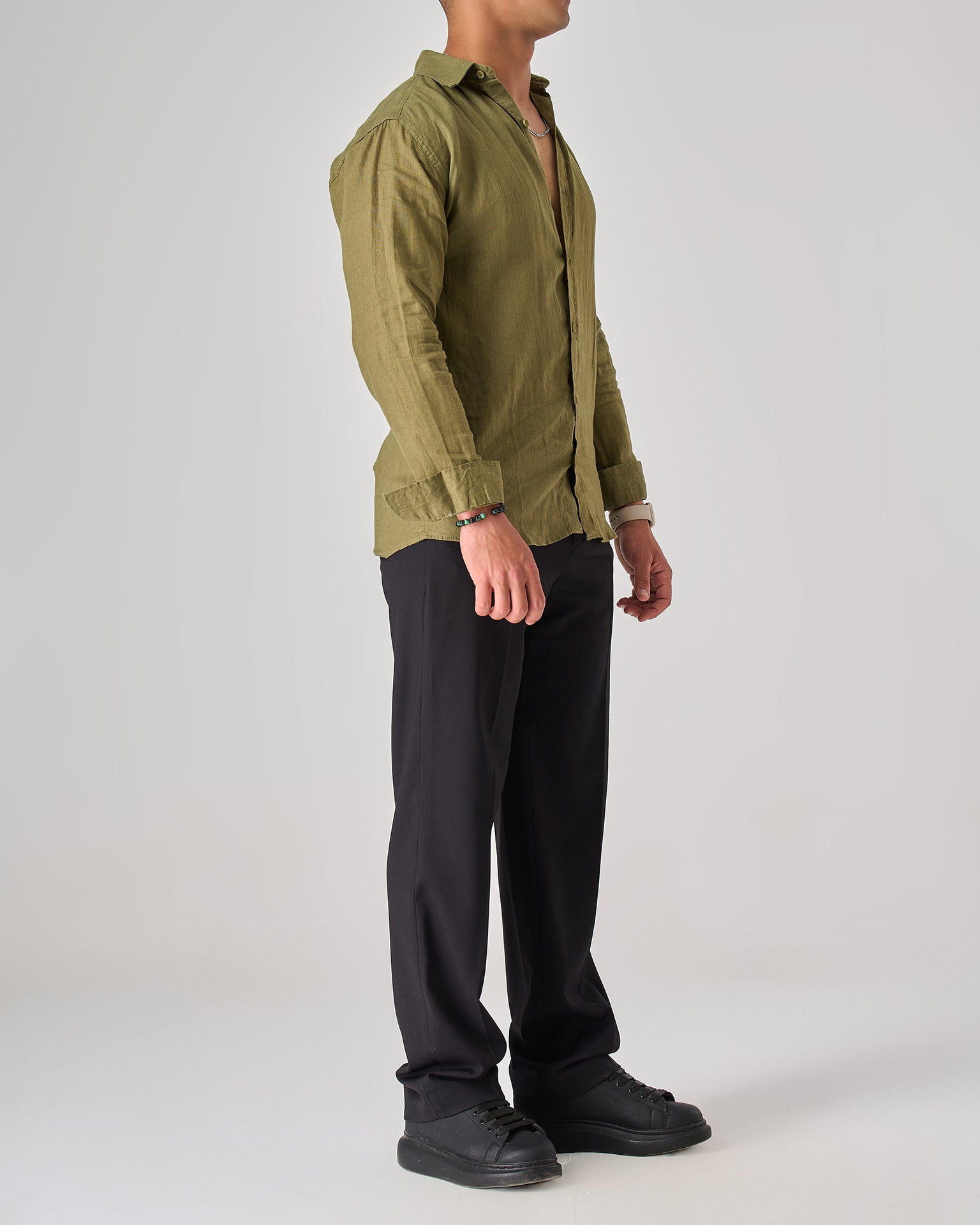Linen Button — 35