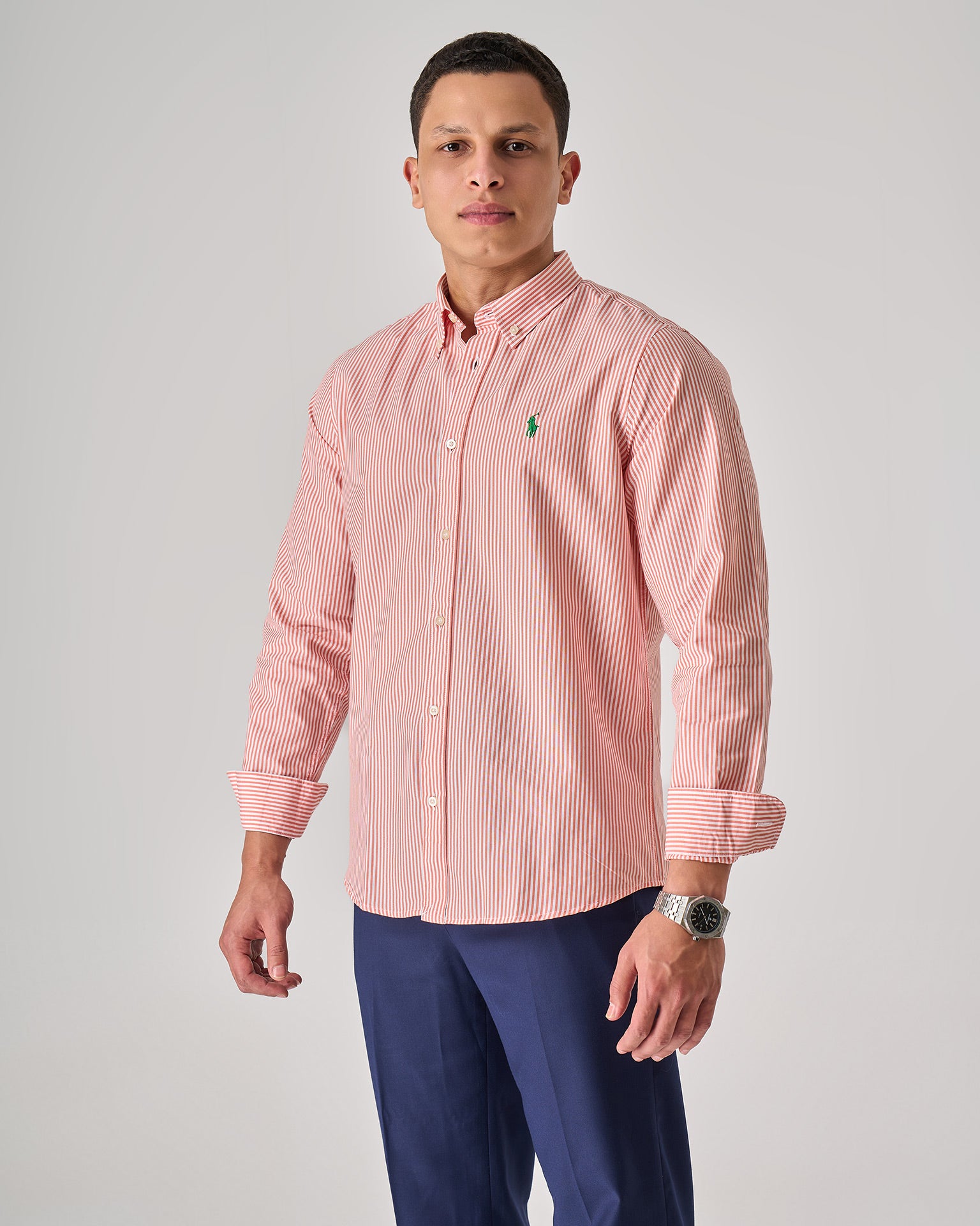 Striped Oxford shirt — 23