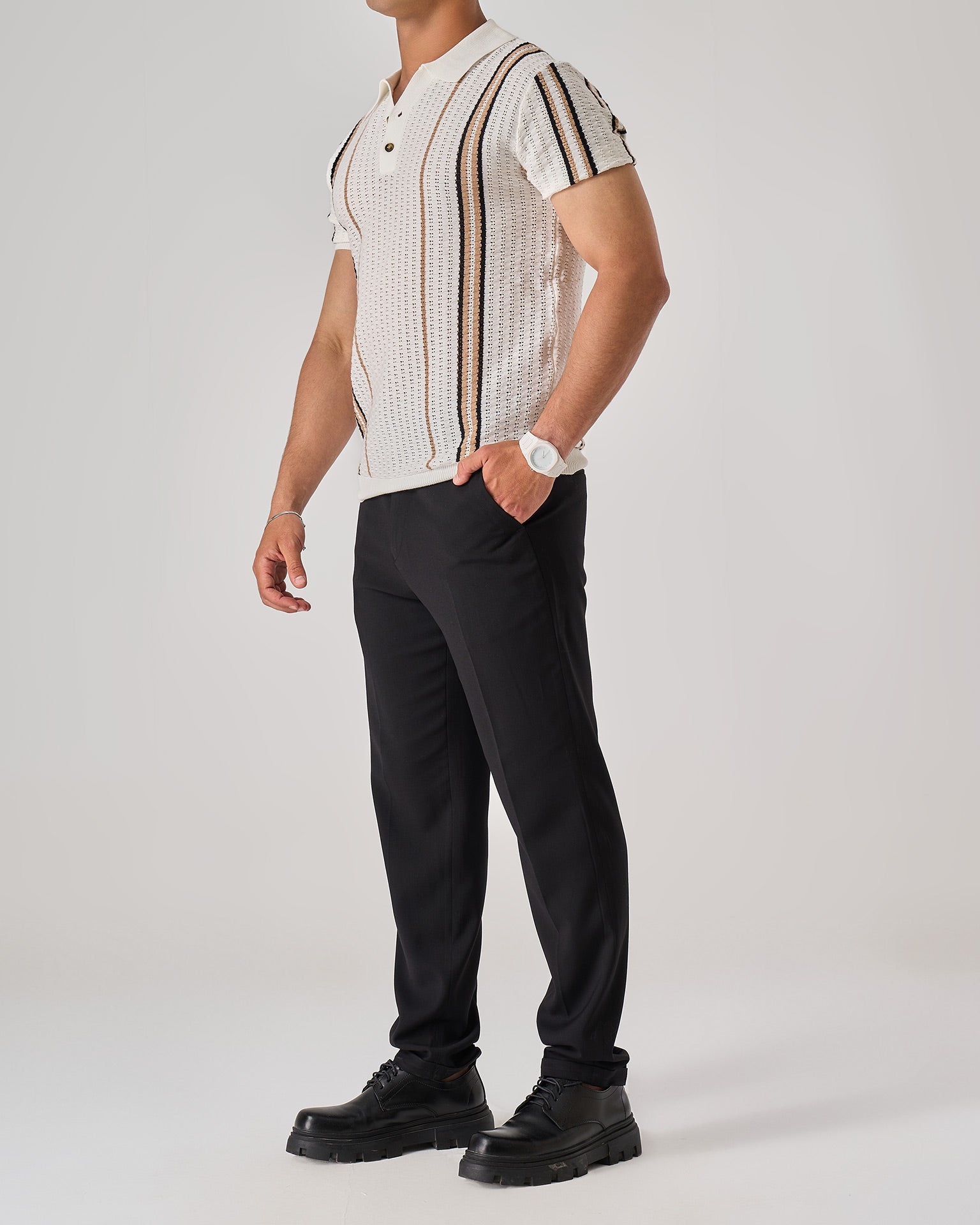 Vertical Stripe Polo — 21
