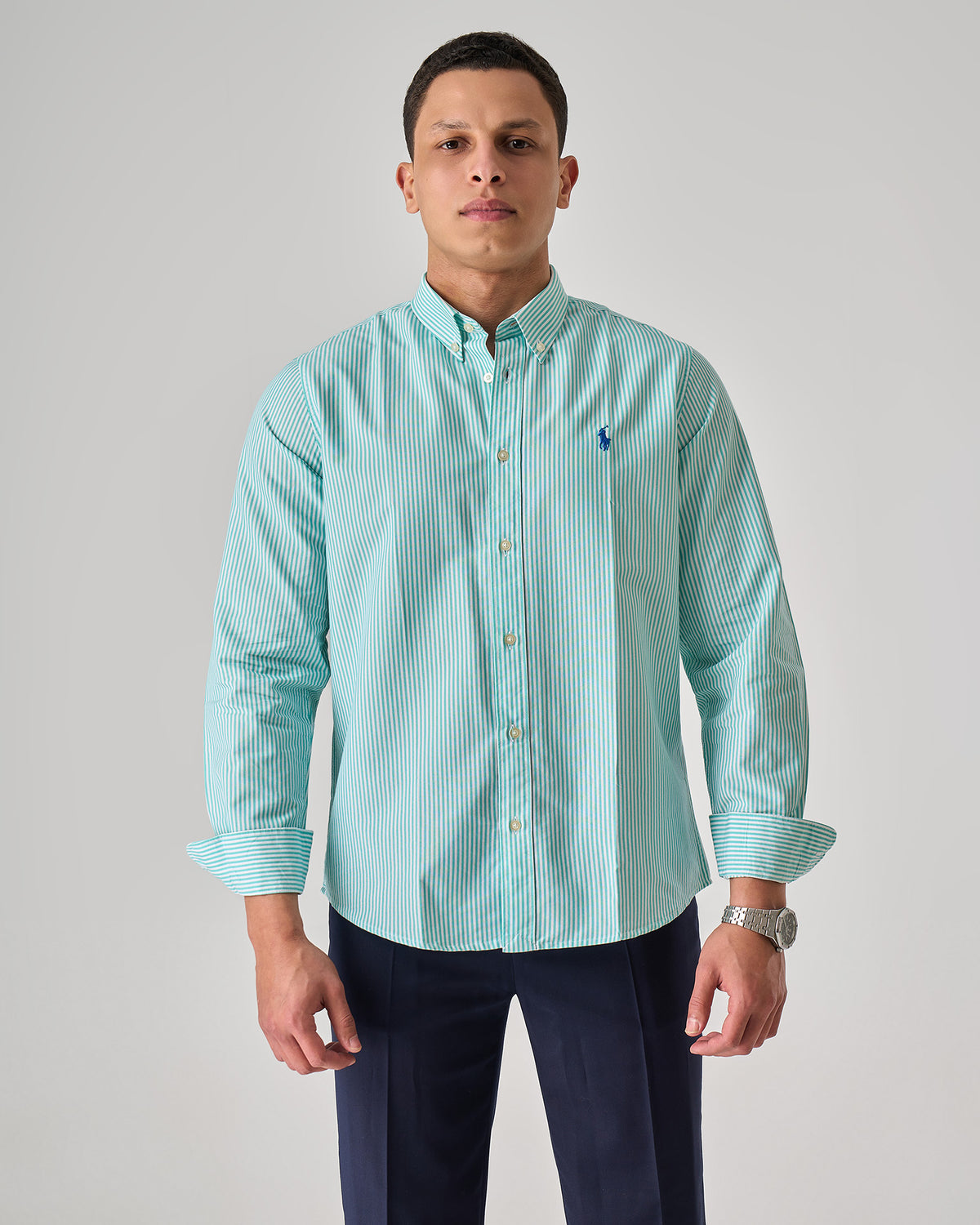 Striped Oxford shirt