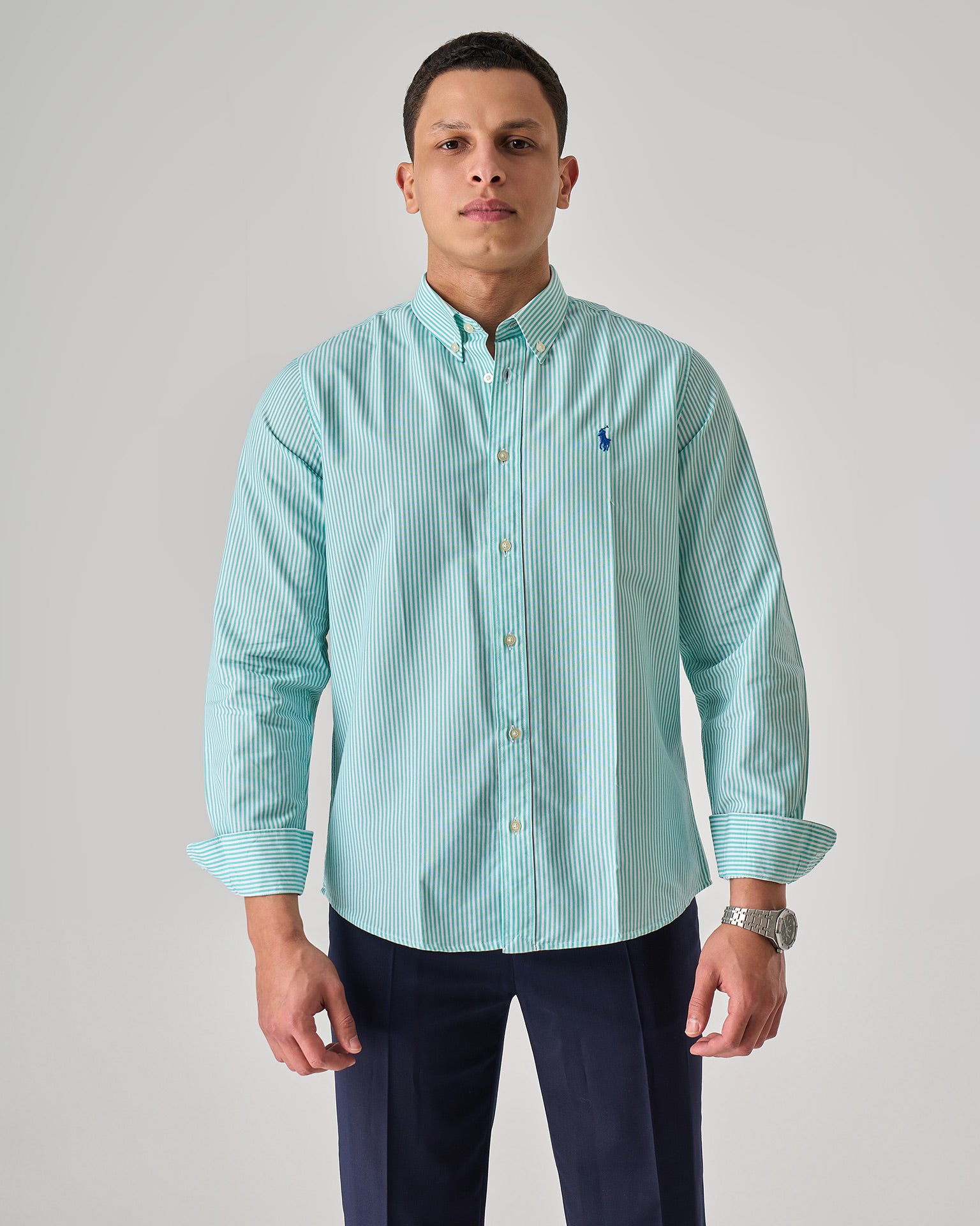 Striped Oxford shirt