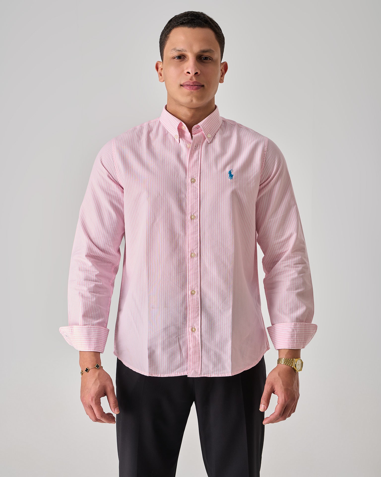 Striped Oxford shirt — 34